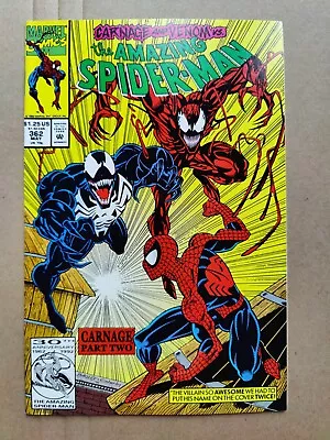 Buy Amazing Spider-Man 362 FN/VF Marvel 2nd Carnage Venom • 11.25£