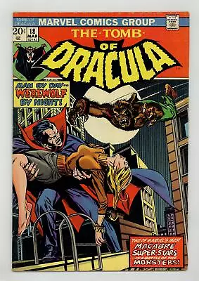 Buy Tomb Of Dracula #18 VG+ 4.5 1974 • 62.36£