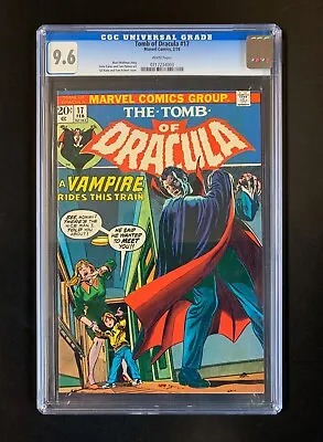Buy TOMB OF DRACULA #17  CGC 9.6 - WHITE PAGES -  KEY Blade Issue • 239.85£