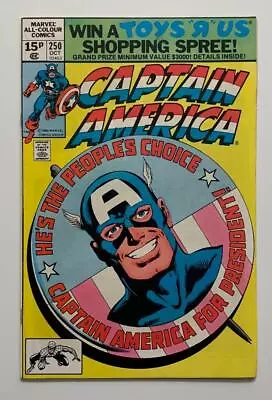 Buy Captain America #250 (Marvel 1980) VF- Bronze Age Issue. • 10.88£