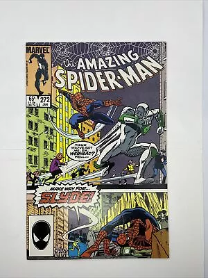 Buy AMAZING SPIDER-MAN # 272  1986 MARVEL COMICS 1st APPEARANCE OF SLYDE • 4£