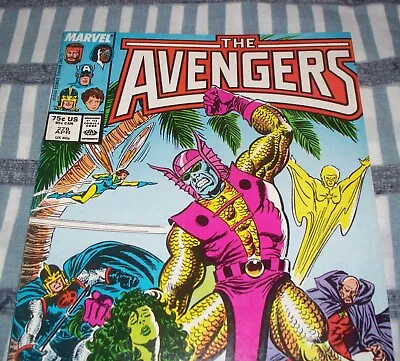 Buy Rare Double Cover The AVENGERS #278 The Wasp From Apr. 1987 In VF Condition DM • 95.32£