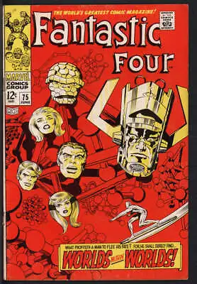 Buy Fantastic Four #75 4.0 // Silver Surfer + Galactus App Marvel 1968 • 56.92£