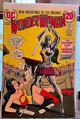 Buy Wonder Woman #204 (VF) 1973 DC Return Of Original WW And 1st Appearance Of Nubia • 157.65£