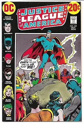 Buy Justice League Of America #102 Fn/vf 7.0 One Of Us Must Die! Bronze Age Dc! • 27.98£