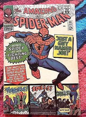 Buy The Amazing Spider-Man #38-Last Ditko Cover Gd 3.5 • 60.26£