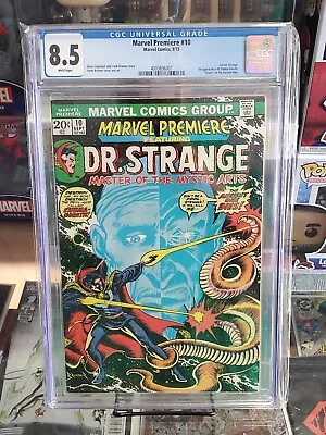 Buy Marvel Premiere #10 CGC 8.5 WP Marvel 1973 Doctor Strange! KEY ISSUE! • 150.92£