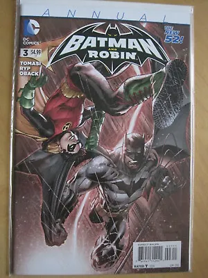 Buy BATMAN And ROBIN Annual 3 By TOMASI, RYP & Oback.  DC THE NEW 52, 2015 • 2.49£
