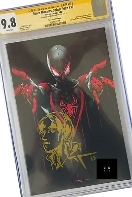 Buy Miles Morales: Spider-Man #39 CGC 9.8 SS Ivan Tao Signed & Sketch Virgin Variant • 299.99£