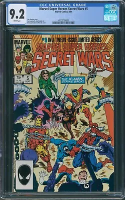 Buy Marvel Super Heroes Secret Wars #5 Marvel Comics 9/84 CGC 9.2 White Pages • 118.95£