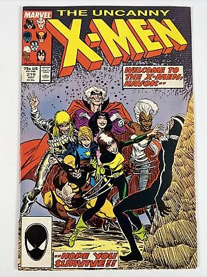 Buy Uncanny X-Men #219 (1987) Havok ~ Marvel Comics • 2.52£
