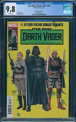 Buy Star Wars Darth Vader #36 CGC 9.8 Ordway Vintage Homage  3 Of 4 Marvel 2023 • 36.10£