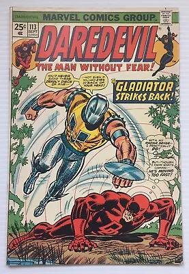 Buy DAREDEVIL, Vol. 1 #113 (1974) Marvel Comics • 12.67£