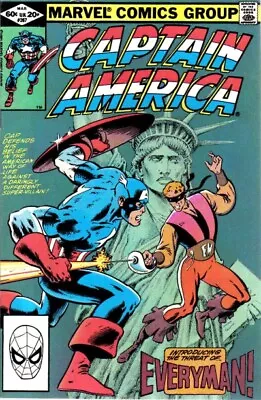 Buy CAPTAIN AMERICA #267 VF, Mike Zeck Art, Direct Marvel Comics 1982 Stock Image • 6.32£
