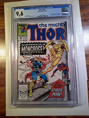 Buy Thor #391, First Eric Masterson, CGC 9.6 • 27.98£