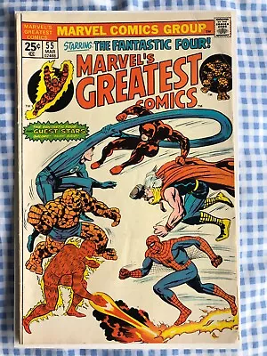 Buy Marvel's Greatest Comics 55, Fantastic Four 73, Kirby Art Spider-Man Daredevil   • 9.99£
