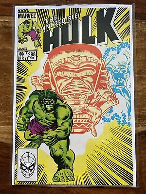 Buy Incredible Hulk 288. 1983. Features Abomination. Key Bronze Age Issue. VFN • 2.99£
