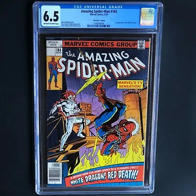 Buy AMAZING SPIDER-MAN #184 (1978) 💥 CGC 6.5 NO PRICE VARIANT 💥 RARE! Marvel Comic • 552.07£