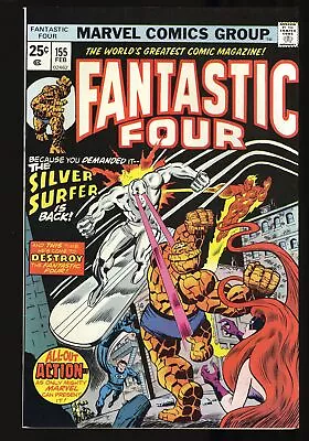 Buy Fantastic Four #155 NM 9.4 Silver Surfer! Marvel 1975 • 59.52£