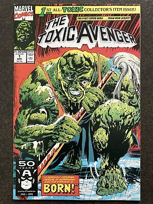 Buy Toxic Avenger #1 1991 1st App & Origin Marvel Comic Troma Movie Vf/nm High Grade • 23.61£