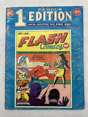 Buy Famous First Edition F-8 Flash Comics #1 DC Comics 1975 G+/VG- • 14.63£