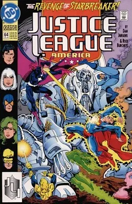 Buy Free P & P; Justice League America  #64, July 1992: The Revenge Of Starbreaker!  • 4.99£