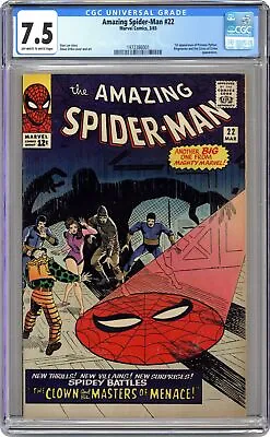 Buy Amazing Spider-Man #22 CGC 7.5 1965 1972386001 • 383.93£