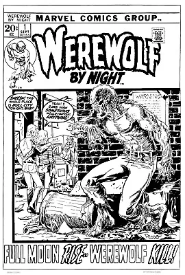 Buy Werewolf By Night #1 Cover Recreation • 158.89£