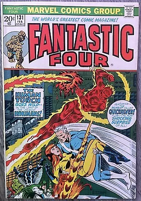 Buy Fantastic Four Comic #131 8.5 Vf+ (marvel,1973) Bronze Age ~ • 39.59£