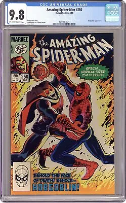 Buy Amazing Spider-Man #250D CGC 9.8 1984 4344864021 • 182.39£