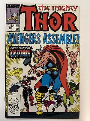 Buy The Mighty Thor #390 Captain America Lifts Mjlonir (THORS HAMMER) NM/VF Hot Key! • 15.76£