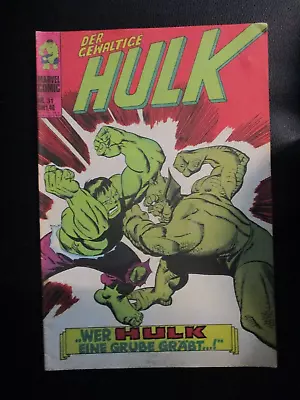 Buy Bronze Age + Marvel + German + 31 + 1976 + Tales To Astonish #91 + Hulk + • 37.14£