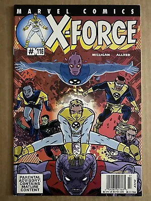 Buy X-Force #116 Newsstand Variant Marvel 2001 Comic Book First Appearances • 238.96£