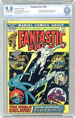 Buy Fantastic Four #123 CBCS 9.8 1972 0010451-AA-007 • 1,041.95£