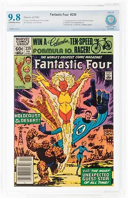 Buy Fantastic Four 239 CBCS 9.8 NEWSSTAND Variant 1st Aunt Petunia Marvel 1982 Cgc • 182.95£
