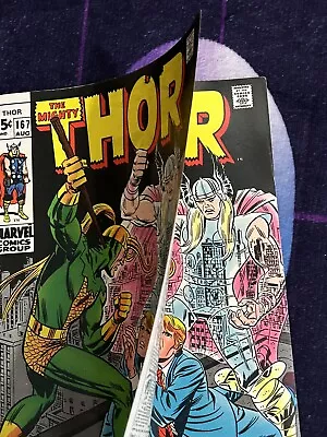 Buy Double Cover !  Mighty Thor #167 This World Renounced Thor Vs Loki Odin Marvel • 80.36£