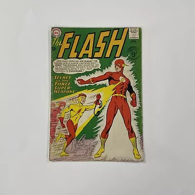 Buy The Flash #135 1963 GD/VG Debut Kid Flash Yellow Costume Pence *See Description • 40£