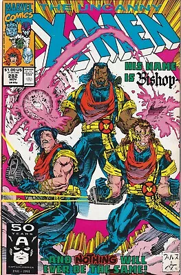 Buy Uncanny X-Men 282 KEY 1st Print 1st Appearance Bishop Portacio 1991 Marvel • 9.46£