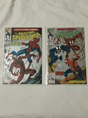 Buy The Amazing Spider-Man #361 And 362 First Edition Second Printing 1992 • 75£
