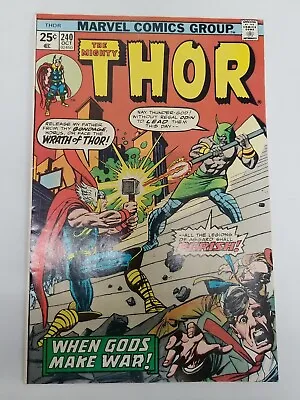 Buy Thor #240 (1975) VF+ “When Gods Make War  • 19.71£