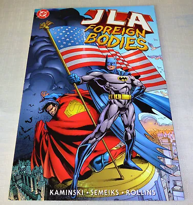 Buy JLA Foreign Bodies (1999) DC Comics Trade Paperback TPB Kaminski Semeiks Rollins • 1.99£