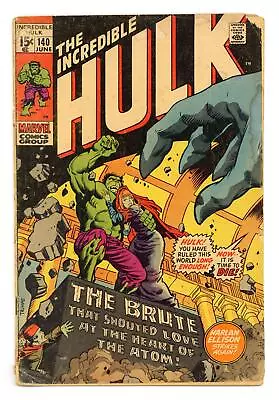Buy Incredible Hulk #140 GD- 1.8 1971 • 15.28£