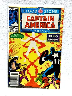 Buy Marvel Comics Captain America #362 November Newstand Edition • 4.77£