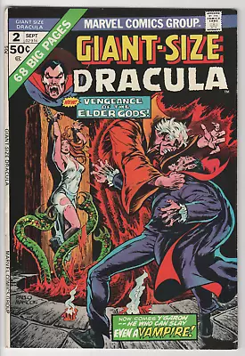 Buy US - Tomb Of Dracula Giant-Size 2 - 1974 - 7.0/7.5 - Pablo Marcos Cover. Horror • 15.38£