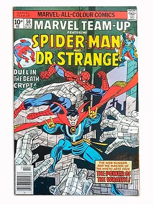 Buy Marvel Team-Up #50 VFN (8.0) MARVEL 1976 Spider-Man Dr. Strange EXCELLENT • 7.45£