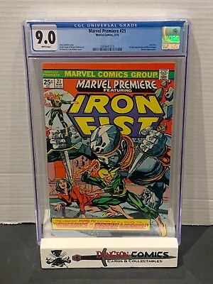 Buy Marvel Premiere Feat. Iron Fist # 21 CGC 9.0 1st App Of Misty Knight 1975 [GC29] • 115.92£