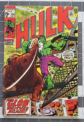 Buy Incredible Hulk #129 (Marvel, 1970) Again The Glob Leader App Early Bronze  • 11.89£