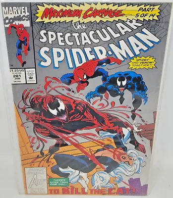 Buy Spectacular Spider-man #201 Carnage App *1993* 9.2 • 5.67£