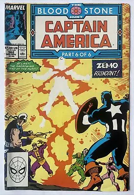 Buy Captain America #362 • KEY 1st Full & Cover Appearance Of Crossbones! Marvel 89 • 2.39£
