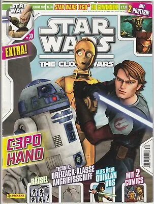 Buy STAR WARS: THE CLONE WARS #30/2012 No Extra/Poster, Panini COMICHEFT Z2 • 1.54£